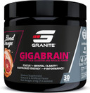Granite Nutrition Gigabrain Nootropic Energy Powder  Cereboost, Alpha-Gpc & Elevatp  Cognitive Focus Supplement For Sustained Energy & Performance  Blood Orange, 30 Servings