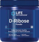 Life Extension D-Ribose Powder, Dissolve In Liquid To Encourage Cellular Energy Production And Support Heart And Muscle Health, Gluten-Free, Non-Gmo, Vegetarian, 150 Grams