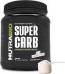 Nutrabio Super Carb, Carbohydrate Powder With Cluster Dextrin & Electrolytes, Advanced Carb Supplement Powder For Workout Fuel, Performance, And Muscle Recovery, Cyclic Dextrin, Unflavored, 30 Sv