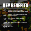 Bare Performance Nutrition, Bpn G.1.M Go One More Sport, Endurance Training Fuel, Superior Carbohydrate & Electrolytes Powder Formula, Reduce Fatigue, Orange, 25 Servings