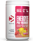 Dymatize Energyze Pre Workout Powder For Men And Women, Strawberry Lemonade Flavor, 150Mg Caffeine, 5G Bcaas, Performance Blend Of L-Theanine, L-Tyrosine, L-Citrulline, No Sugar, 30 Servings