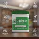 Health Thru Nutrition D-Ribose Pure Powder | Cellular Energy Support | Non-Gmo Gluten And Soy Free 200G