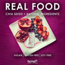 Huma Plus (Double Electrolytes) - Chia Energy Gel, Blackberry Banana, 24 Gels - Stomach Friendly, Real Food Energy Gels