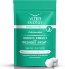 Viter Energy Caffeinated Mints 40Mg Caffeine, B Vitamins, Sugar Free. (Peppermint, 8Oz, Bulk Bag)