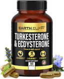 Turkesterone & Ecdysterone  High Potency Turkesterone Supplement For Men & Women With 95% Beta Ecdysterone & Hydroxypropyl Beta Cyclodextrin  180 Capsules, 45-Day Supply