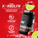 Efx Sports Karbolyn Fuel | Fast-Absorbing Carbohydrate Powder | Carb Load, Sustained Energy, Quick Recovery | Stimulant Free | 37 Servings (Cherry Limeade)