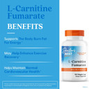 Doctors Best L-Carnitine Fumarate From Biosint, Helps Burn Body Fat, Non-Gmo, Gluten Free, Soy Free, Vegan 180 Veggie Caps