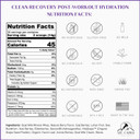 Clean Recovery Post-Workout Hydration | Formerly Solar Synergy | Contains Over 20 Bio-Organic Minerals, Electrolytes, And Botanical Superfoods | 30 Servings - 14.8 Oz