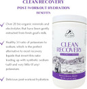 Clean Recovery Post-Workout Hydration | Formerly Solar Synergy | Contains Over 20 Bio-Organic Minerals, Electrolytes, And Botanical Superfoods | 30 Servings - 14.8 Oz