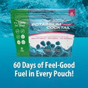 Jigsaw Health Potassium Cocktail | Formerly Pickleball Cocktail | Orange Flavor | 60 Servings (Jar)