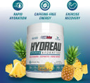 Ehp Labs Hydreau Electrolytes Powder No Sugar - Hydration Powder For Endurance & Energy - Electrolyte Powder For Men & Women - Sugar Free Electrolytes - Fijian Pineapple (40 Serves)