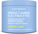 Bodyhealth Perfectamino Electrolyte Powder No Sugar, Hydration Fasting Keto Zero Sugar Electrolytes Drink Mix With Trace Minerals - Lemon Lime - 60 Servings