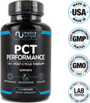 Pct Supplement For Men, 3-In-1 Post Cycle Support & Natural Booster With Estrogen Blocker, Liver Support Formula, Made In Usa, With Fenugreek, Chrysin, Tongkat Ali, Milk Thistle - 60 Capsules