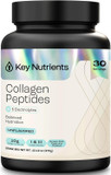 Key Nutrients Collagen Peptides Powder, Multi Collagen Peptides Powder, Collagen Powder Unflavored Electrolytes, Collagen Supplements, Collagen Peptides For Women, Collagen For Men (30 Servings)