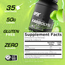 Efx Sports Karbolyn Fuel | Fast-Absorbing Carbohydrate Powder | Carb Load, Sustained Energy, Quick Recovery | Stimulant Free | 35 Servings (Green Apple)