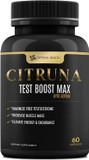 Test Boost Max With Boron By Optimal Health - Natural Testosterone Supplement - Boost Stamina, Endurance, Strength & Vitality - 60 Capsules