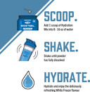 Biosteel Hydration Mix, Sugar-Free With Essential Electrolytes, White Freeze, 45 Servings