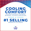 Clear Eyes Cooling Comfort Relief Eye Drops, 0.5 Fl Oz