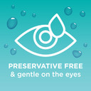 Blink Tears Eye Drops For Dry Eyes, Preservative Free Lubricating Eye Drops, Sterile Single Use Vials, Gentle Eye Care For Mild To Moderate Dry Eye Symptom Relief, 25 Count, 0.01 Fl Oz Vials