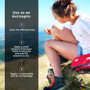 De La Cruz Gentian Violet - Violeta De Genciana - Tincture Of Violet 1% First Aid Antiseptic, 2 Fl Oz (3 Bottles)