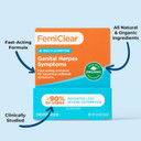 Femiclear For Genital Herpes Symptoms & Cold Sores, Multi-Symptom - Effective Intimate Relief - Made With All-Natural And Organic Ingredients - 0.5 Ounce Tube