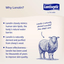 Dermarite'S Lantiseptic Moisture Shield Original Skin Protectant - 50% Lanolin, Paraben Free, Unscented Barrier Cream Ointment - 4 Oz. Tube, 1 Count