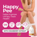 Zenzsual Happy Pee  Urinary Tract Support With Organic Cranberry And D-Mannose - Comprehensive Uti Pain Relief Support For Women - 120 Capsules