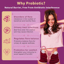 Urinary Tract Health For Women, Vaginal Probiotics For Women Ph Balance With D-Mannose, Cranberry, Probiotics And Prebiotics For Digestive Helath 90 Veggie Capsules