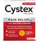 Cystex Dual Action Uti Pain Relief & Prevention Tablets  2-In-1 Formula Relieves Discomfort & Slows Bacterial Growth  Non-Staining, Fsa/Hsa Eligibl, (48 Count)