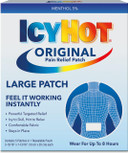 Icy Hot Original Large Pain Relief Patch (15 Count) For Back Or Large Area