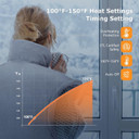 Alljoy Heating Pad For Back Pain Relief, 24"X37" King Size Large Weighted Heating Pads For Neck And Shoulders, Electric Full Back Heat Pad, Father'S Day Gifts For Dad, Birthday Gifts For Women Men Dad