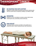 Assembled In The Usa - Thermophore Liberty 2 - Moist Heating Pad For Arthritis, Back, Neck, Shoulder Pain And Cramps Relief - Electric, 3 Temperature Settings With Auto Shut Off, Large 14" X 27"