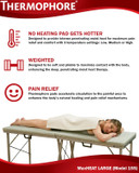 Thermophore Maxheat Arthritis Pad Moist Heating Pad Size Large 14" X 27" - Model 155