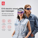 Master Massage E10 Eye Massager Heat & Vibration Relieves Migraines,Dark Circles, Puffiness. Ultra Lightweight, Chic & Stylish, Improve Eye Circulation, Dry Eye, Heated For Eye Relax - Aurora Blue