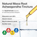 Bio Krauter Maca Root And Ashwagandha Tincture - Maca & Ashwagandha Supplements For Men & Women - Liquid Supplement For Mood Support - Alcohol And Sugar Free - Vegan Drops 2 Fl.Oz