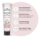 J.R. Watkins Natural Moisturizing Hand Cream, Hydrating Hand Moisturizer With Shea Butter, Cocoa Butter, And Avocado Oil, Usa Made And Cruelty Free, 3.3Oz, Rosewater, 3 Pack3 Pack