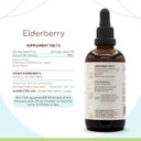 Elderberry B120 Herbal Extract Alcohol-Free Tincture, Concentrated Liquid Drops Natural Elderberry (Sambucus Nigra) 4 Fl Oz
