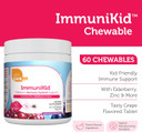 Zahler Kids Immune Support Supplement With Elderberry, Zinc And Vitamin C D3 A - Grape Flavored Chewable Tablets - Kosher For Kids Ages 4 And Up, 60 Count