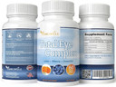 Total Eye Complex With Lutein, Bilberry & Zeaxanthin - Support Eye Health & Visual Acuity (120 Capsules) - 2 Bottles