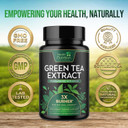 Green Tea Extract Pills - 98% Standardized Egcg 1300Mg 3X Strength For Natural Energy - Supports Heart & Antioxidant Health Herbal & Immune Support Supplement Polyphenols & Catechins - 60 Capsules