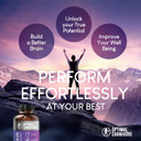 Lions Mane Mushroom Supplement & Beef Brain, Powerful Nootropics Brain Support Supplement, Brain Supplements For Memory And Focus, 180 Capsules