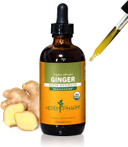 Herb Pharm Certified Organic Ginger Liquid Extract For Digestive Support - 1 Ounce