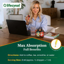 Life Cykel Cordyceps + Lions Mane Extract Performance Pack - Organic Mushroom Supplement For Energy, Focus & Mental Clarity - Usa Made, Pure & Potent Mushroom Liquid Drops For Adults