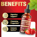 Satoomi 7In1 Wormwood Liquid Drops With Black Walnut, Whole Cloves, Berberine, Milk Thistle, Bitter Melon And Turmeric - 60Ml For 60 Days