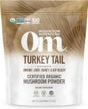 Om Mushroom Superfood Turkey Tail Organic Mushroom Powder Pouch, 7.05 Ounce, 100 Servings, Immune Support, Polysacchrides, Beta-Glucans, Gut Health & Holistic Defense Mushroom Supplement Om Mushroom Superfood Turkey Tail Organic Mushroom Powder Pouch, 7.05 Ounce, 100 Servings, Immune Support, Polysacchrides, Beta-Glucans, Gut Health & Holistic Defense Mushroom Supplement