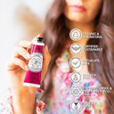 La Chatelaine 20% Shea Butter Hand Cream Travel Size, Organic Argan Oil, Moisturizing, Nourishing, Repairing, Extra-Rich Hand Lotion, Made In France, Paraben Free, 1 Oz / 30Ml (Lychee Cranberry)
