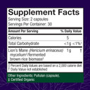 Host Defense Mushrooms Lion'S Mane - Supplement Capsules For Brain Health Support - Mushroom Support For Focus & Memory Function - Immune & Nervous System Supplement - 30 Capsules (15 Servings)