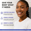 Cortisol Supplement For Women - Holy Basil | Ashwagandha | Rhodiola | L-Theanine - Plant-Based Hormone Balance - Mood, Focus & Sleep Support - Made In Usa - Vegan, Non-Gmo - 60 Capsules For 2 Months