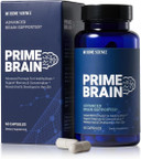 Prime Brain Supplement | Nootropic For Memory, Focus & Cognitive Support | Includes Phosphatidylserine, Alpha Gpc, L-Theanine & Ginkgo Biloba | 60 Capsules