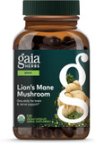 Gaia Herbs LionS Mane Mushroom - Brain & Nerve Health Support - 40 Vegan Capsules